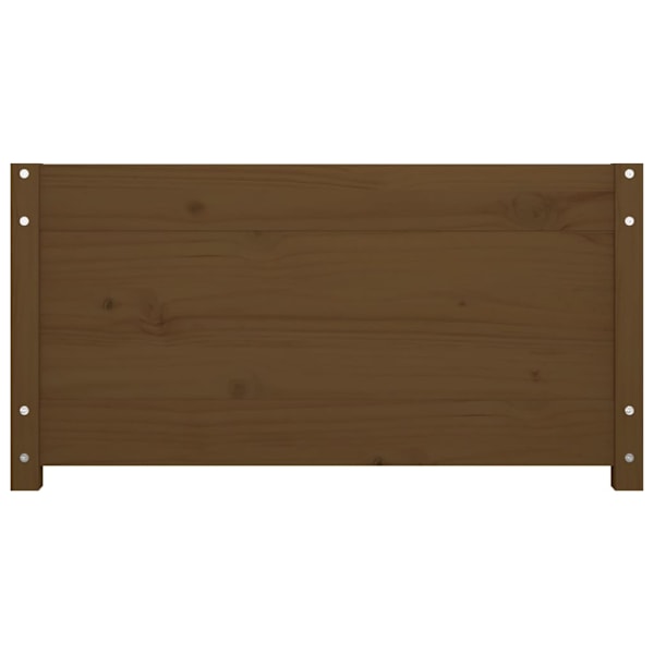 vidaXL Dagbädd 90x190 cm massiv furu honungsbrun Brun