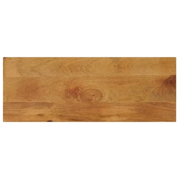 vidaXL Bordsskiva 70x30x2,5 cm rektangulär massivt mango-trä Brun