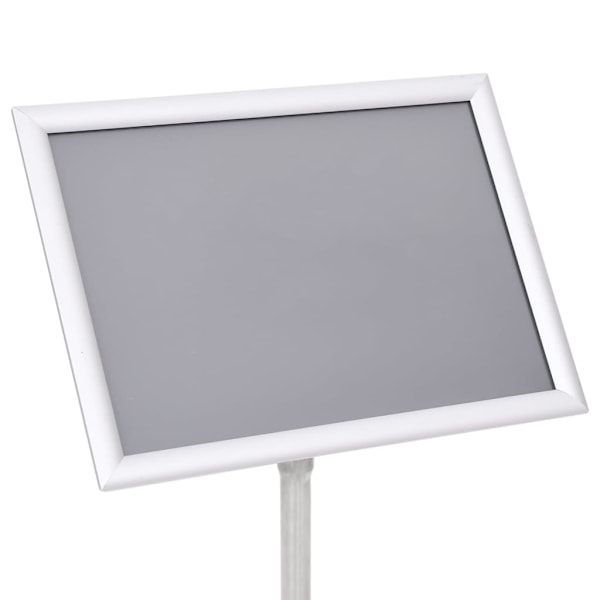 vidaXL Skyltställ A3 silver aluminiumlegering Silver