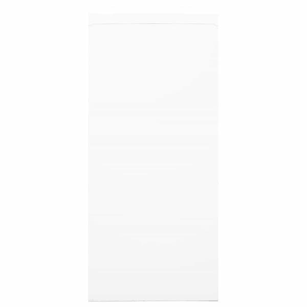vidaXL Dokumentskåp med skjutdörr vit 90x40x90 cm stål Vit