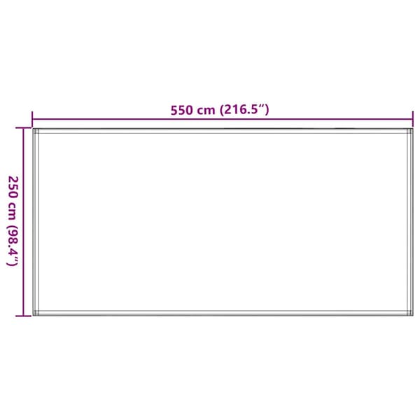 vidaXL Tältmatta 250x550 cm blå