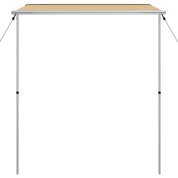 vidaXL Husvagnsmarkis 2x2x2,15 m beige Beige