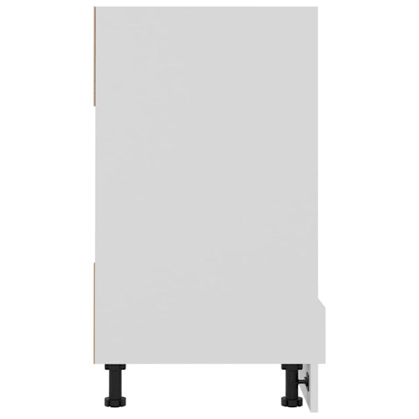 vidaXL Överskåp “Riga” vit 60x46x81,5 cm konstruerat trä Vit
