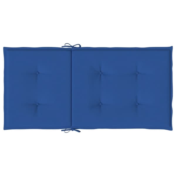 vidaXL Trädgårdsstolsdynor 4 st Kungsblå 100 x 50 x 3 cm Blå