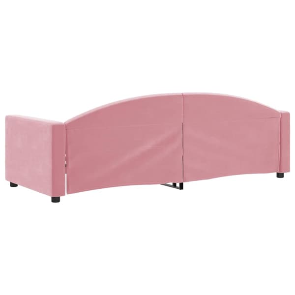 vidaXL Dagbädd rosa 80x200 cm sammet Rosa