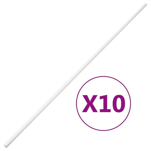 vidaXL Kabelkanal 30x20 mm 10 m PVC Vit