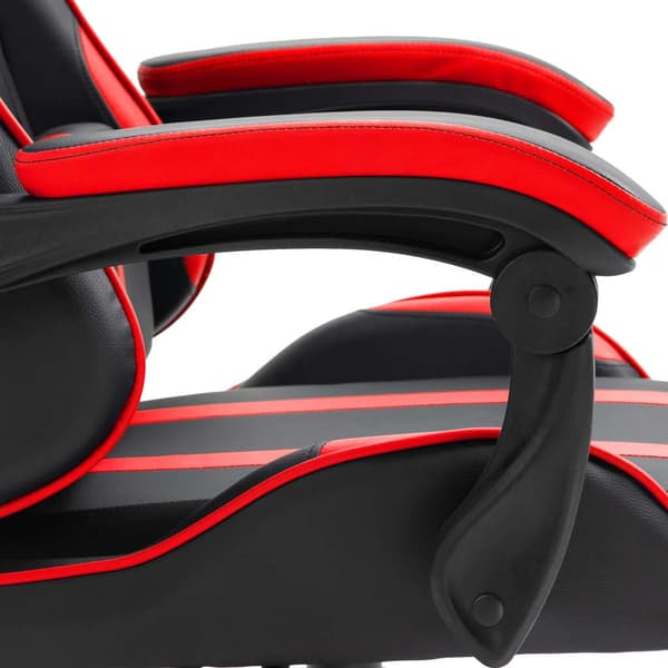 vidaXL Gamingstol röd konstläder Röd