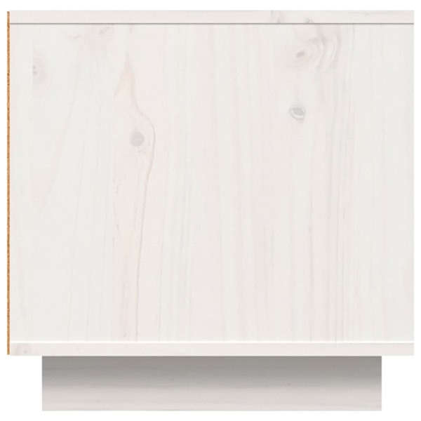 vidaXL Tv-bänk vit 140x40x40 cm massiv furu Vit