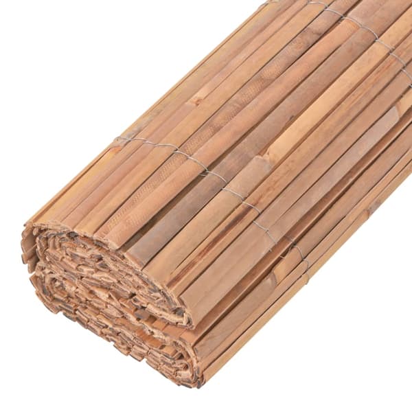 vidaXL Bambustaket 1000x70 cm Brun