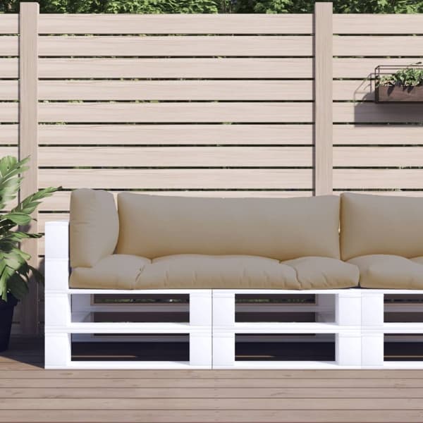vidaXL Palldynor 3 st taupe tyg Taupe