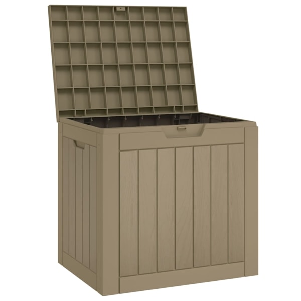vidaXL Dynbox grå 55,5x43x53 cm polypropen Grå