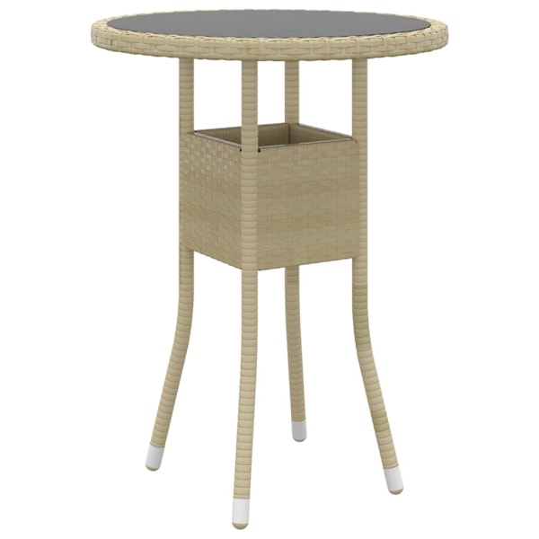 vidaXL Loungegrupp för trädgården 5 delar konstrotting beige Beige