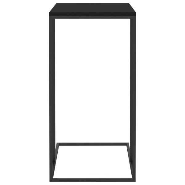 vidaXL Sidobord svart 40x30x59 cm konstruerat trä Svart