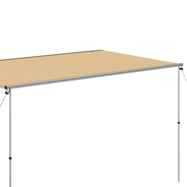 vidaXL Husvagnsmarkis 4x2,5x2,15 m beige Beige