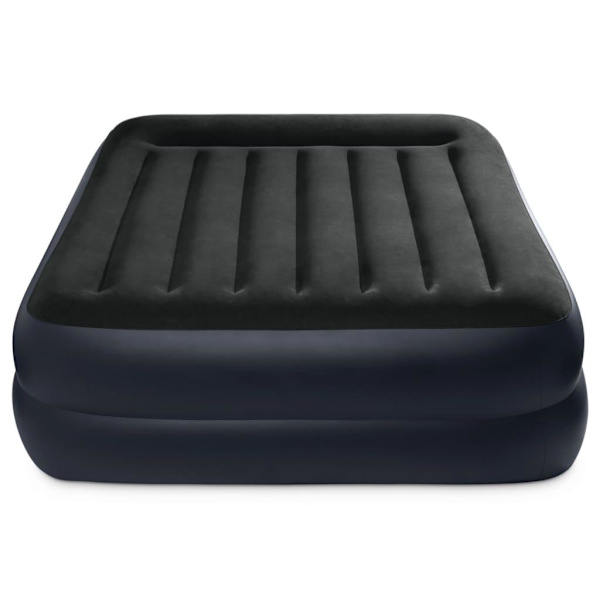 INTEX Luftmadrass Dura-Beam Plus Pillow Rest Raised Queen 42 cm Grå