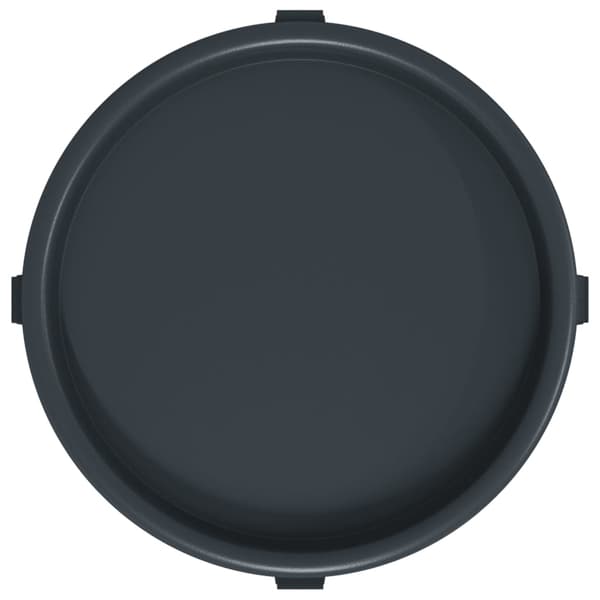 vidaXL Blomvagnar med hjul 2 st grå diameter 34 cm 35 kg Grå