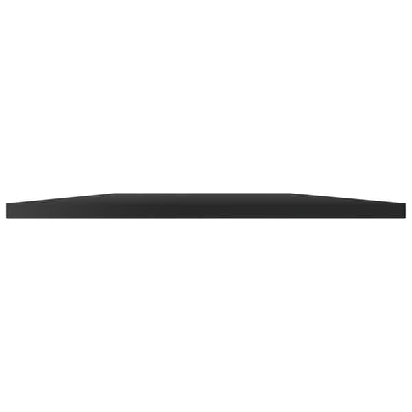 vidaXL Hyllplan 8 st svart högglans 40x50x1,5 cm konstruerat trä Svart