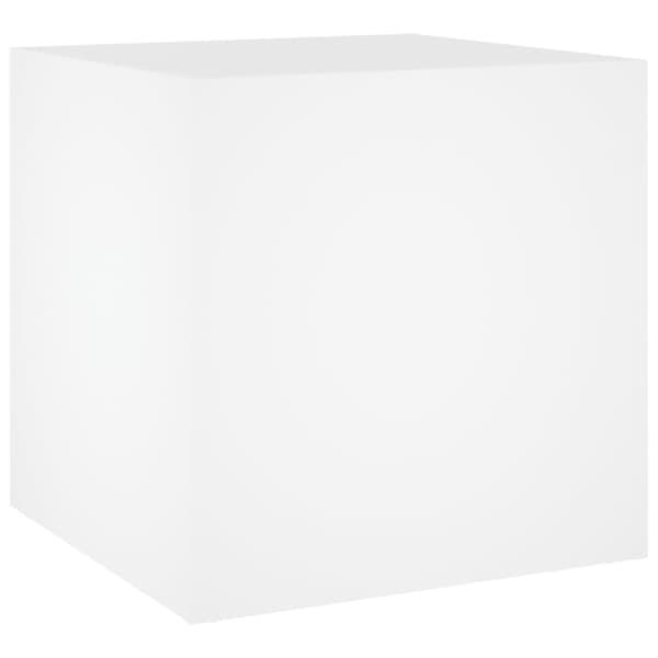 vidaXL Odlingslåda vit 40x40x40 cm konstruerat trä Vit
