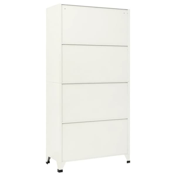 vidaXL Förvaringsskåp grå och blå 90x40x180 cm stål Grå