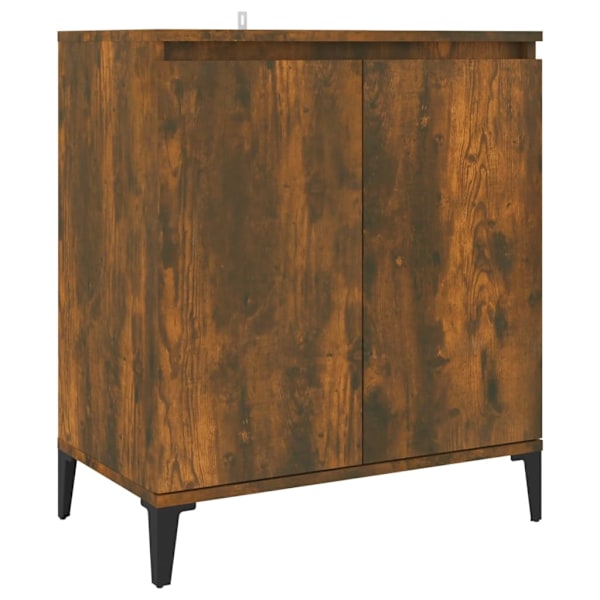 vidaXL Skåp rökfärgad ek 60x35x70 cm konstruerat trä Brun