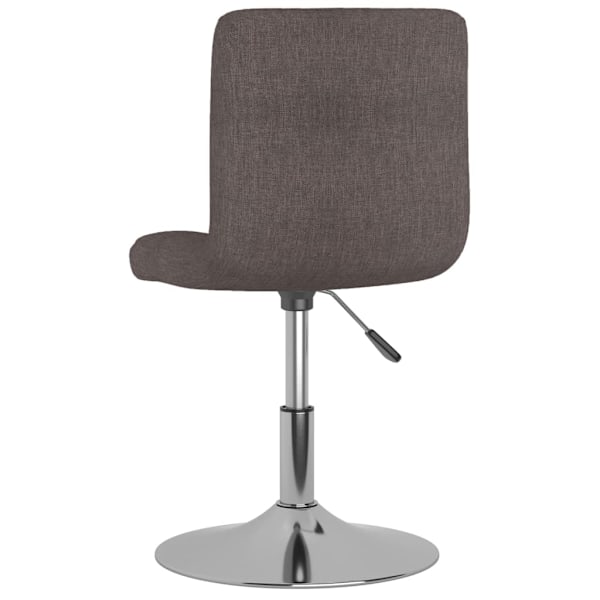 vidaXL Snurrbara matstolar 2 st taupe tyg Taupe