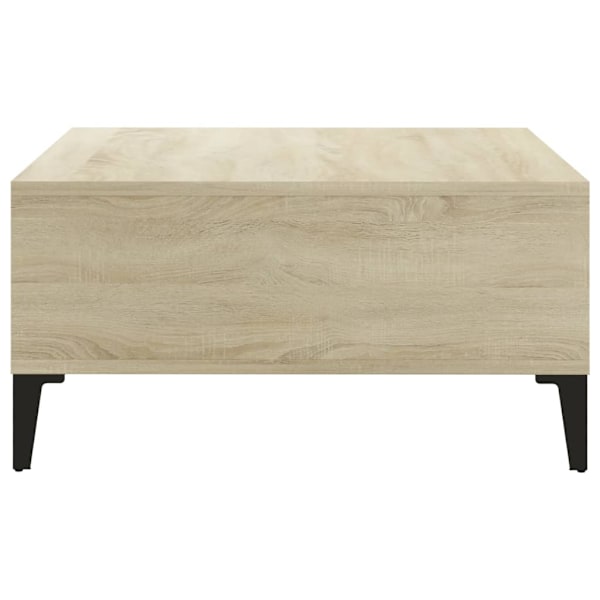 vidaXL Soffbord sonoma-ek 60x60x30 cm konstruerat trä Brun