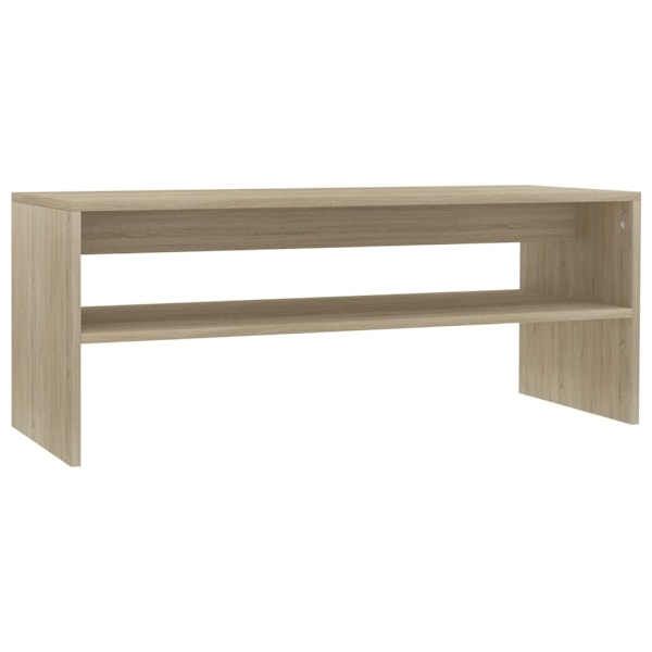vidaXL Soffbord sonoma-ek 100x40x40 cm konstruerat trä Brun