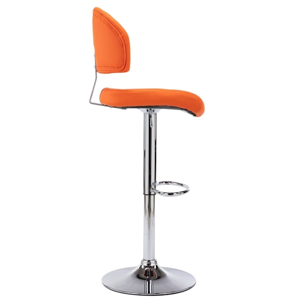 vidaXL Barstol orange konstläder Orange