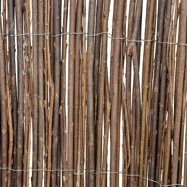 vidaXL Pilstaket 5x1 m Brun