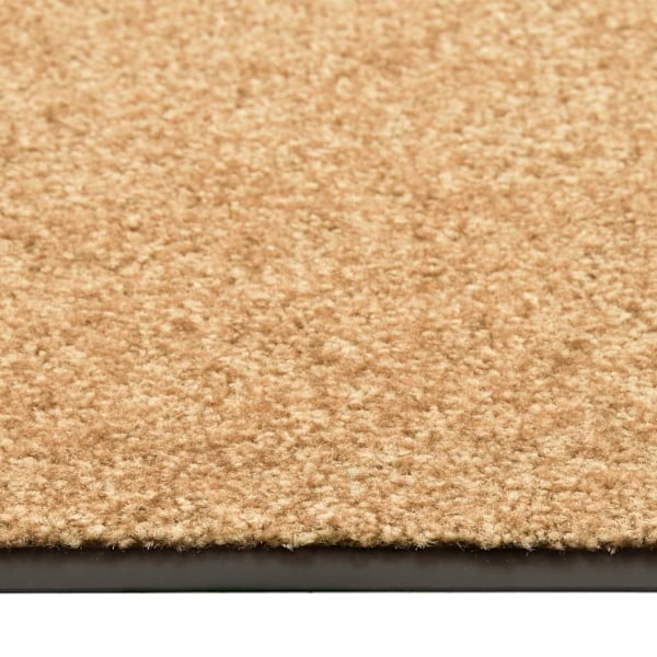 vidaXL Dörrmatta tvättbar gräddvit 60x180 cm Creme