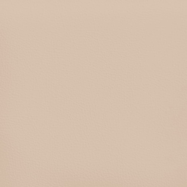 vidaXL Sänggavel med kanter cappuccino 147x16x118/128 cm konstläder Brun