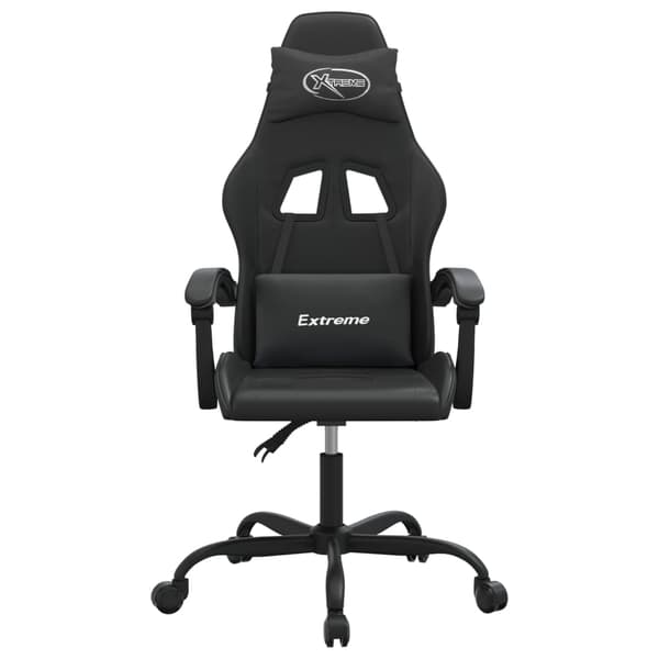 vidaXL Gamingstol svart konstläder art