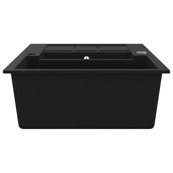 vidaXL Diskho granit dubbel svart Svart