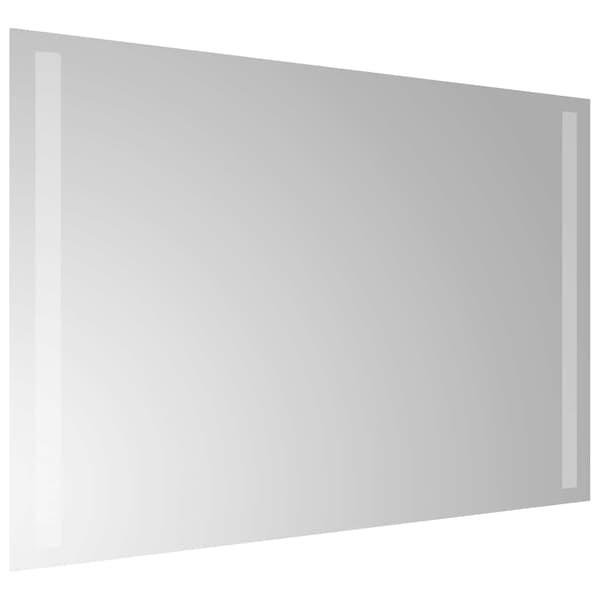vidaXL Badrumsspegel LED 60x40 cm Transparent