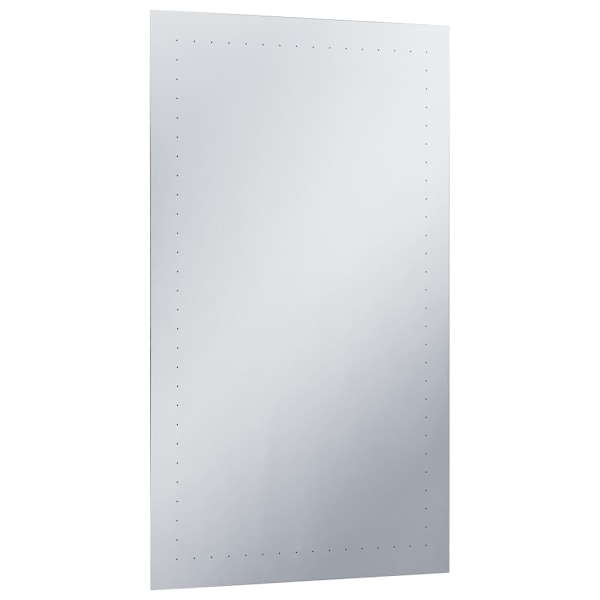 vidaXL Badrumsspegel LED 60x100 cm Silver
