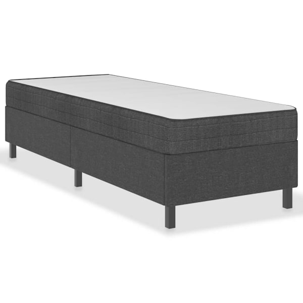 vidaXL Ramsäng grå tyg 100x200 cm grå