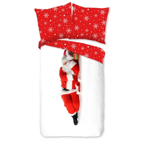 Pure Bäddset SANTA 135x200 cm Röd
