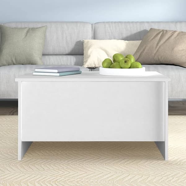 vidaXL Soffbord vit 80x55,5x41,5 cm konstruerat trä Vit