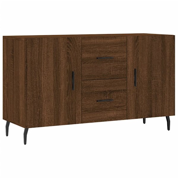 vidaXL Skänk brun ek 100x36x60 cm konstruerat trä Brun
