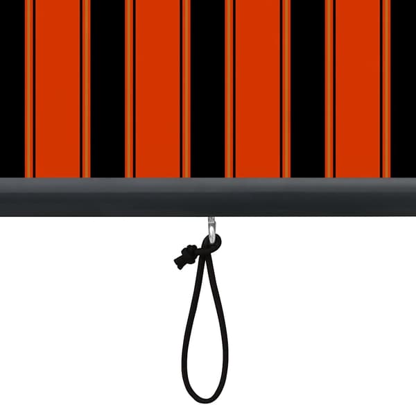 vidaXL Rullgardin utomhus 60x250 cm orange och brun Orange