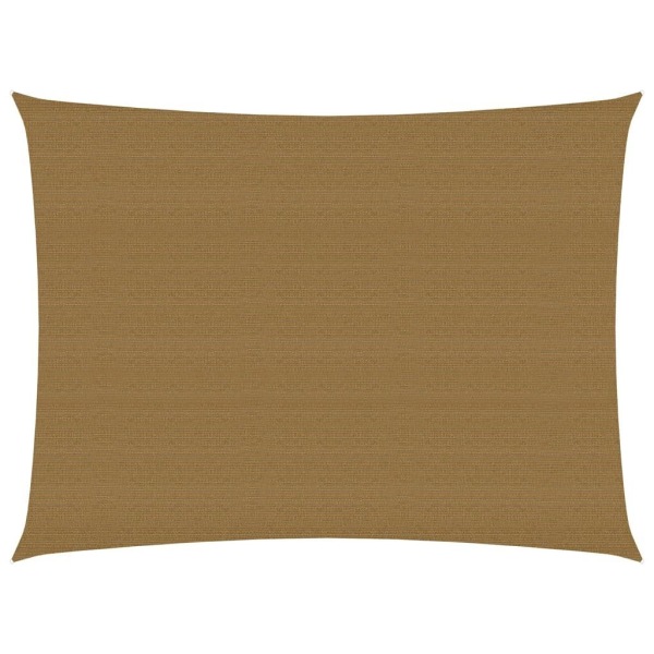 vidaXL Solsegel 160 g/m² taupe 5x6 m HDPE Taupe