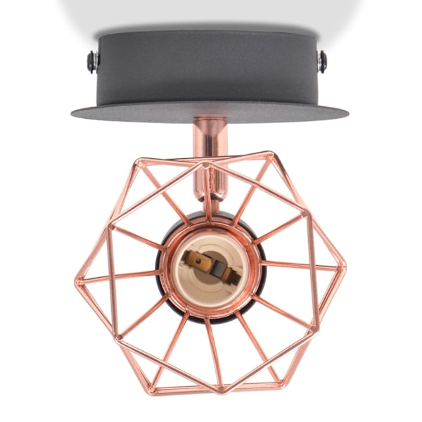 vidaXL Vägglampor 2 st med LED-filamentlampor 8 W multifärg