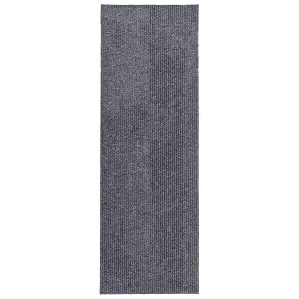 vidaXL Gångmatta 100x350 cm grå grå