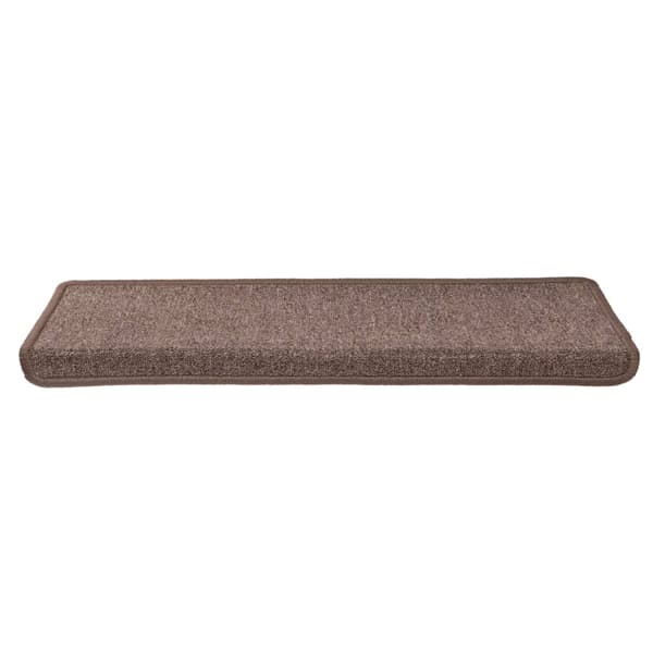 vidaXL Trappstegsmattor 15 st 65x25 cm brun Brun