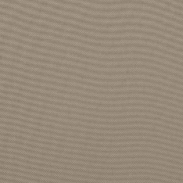 vidaXL Bänkdyna för trädgården taupe 150x(50+50)x7 cm oxfordtyg Taupe