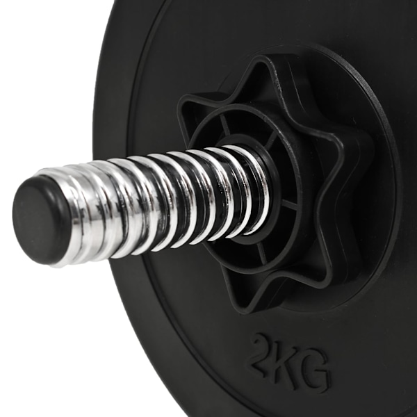 vidaXL Hantelset 14 delar 20 kg