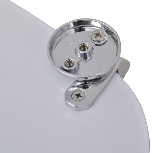vidaXL Toalettsitsar med lock 2 st MDF porslin multifärg