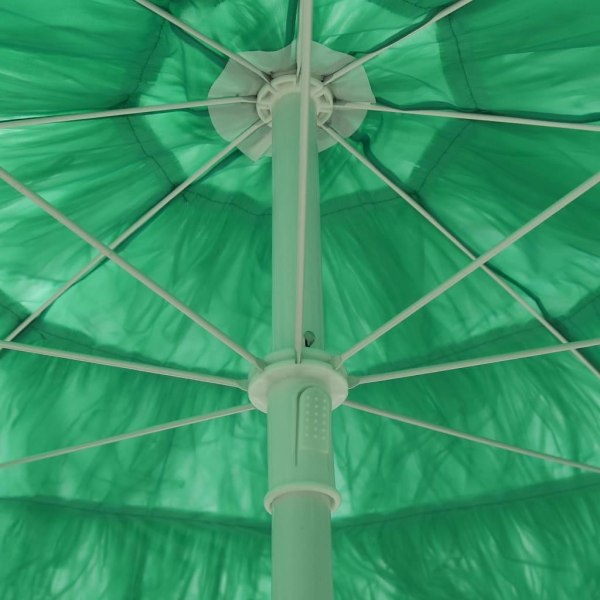 vidaXL Strandparasoll Hawaii grön 180 cm Grön