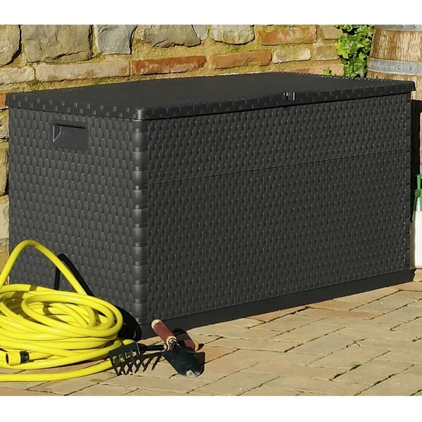 vidaXL Dynbox antracit 120x56x63 cm PP-rotting Antracit