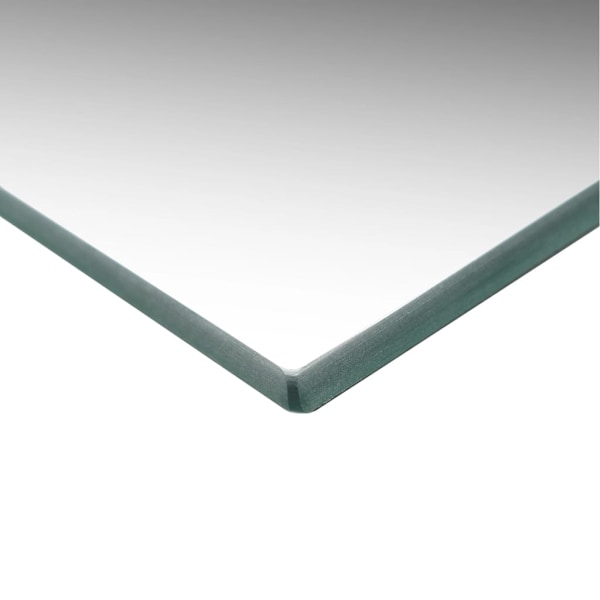 vidaXL Väggspegel utan ram LED-belysning rektangulär Silver